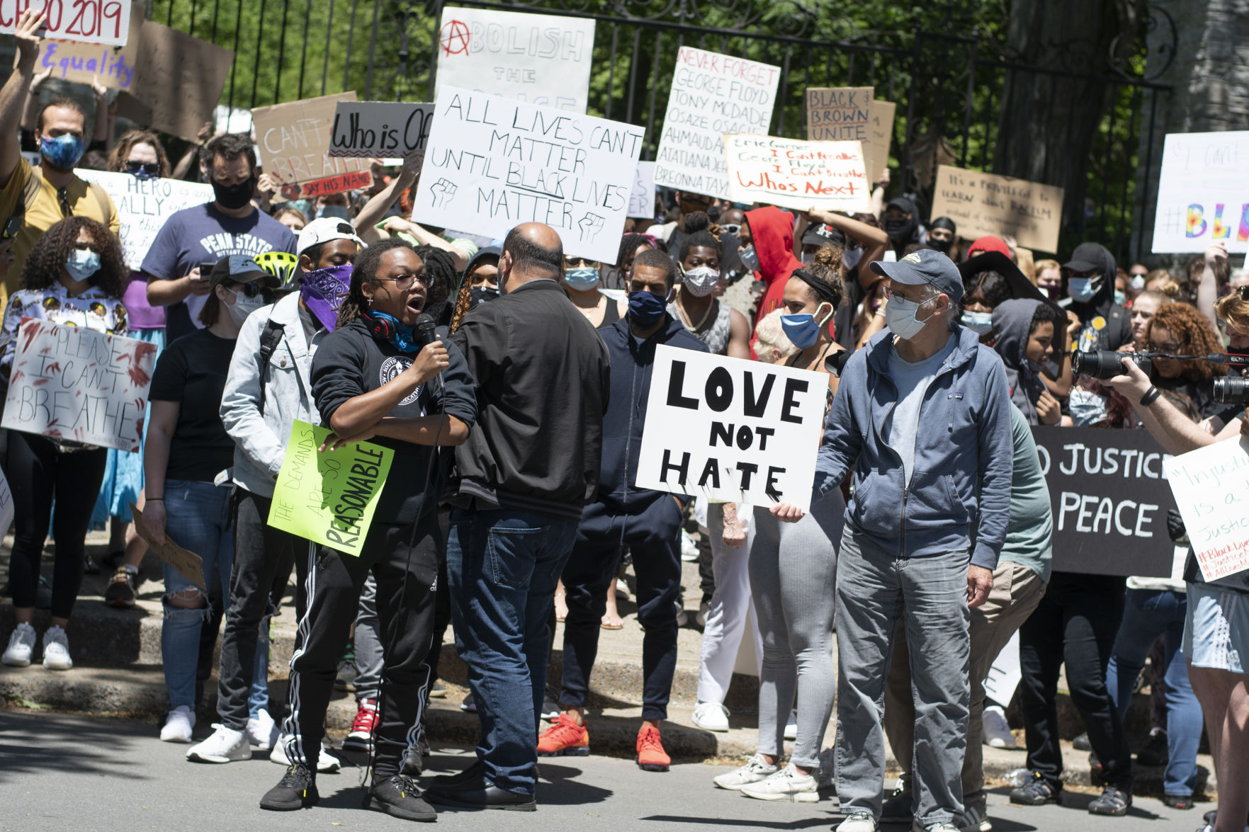 BLM protest, Elias Brown